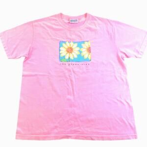 Fresh Produce Vintage Pink Daisies The Phoenician Size Large